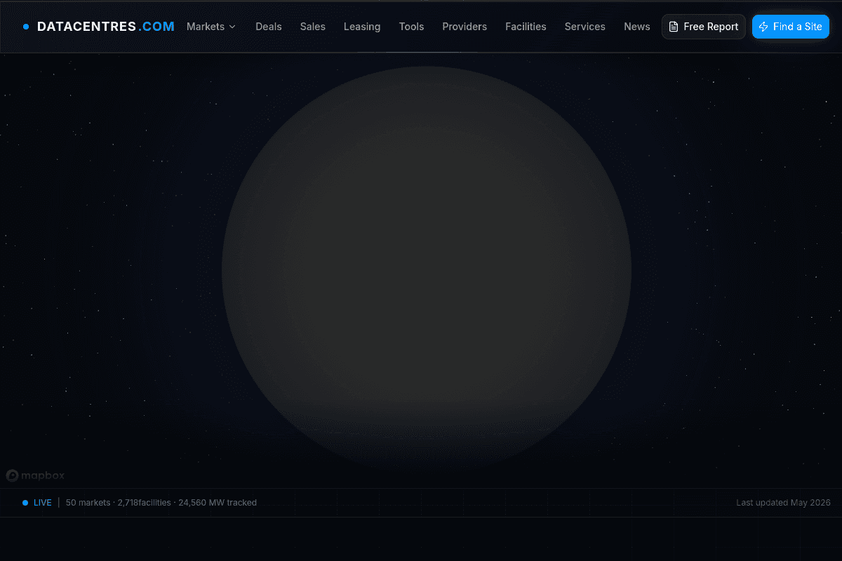 DataCentres.com screenshot