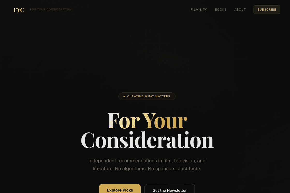 FYC.com screenshot