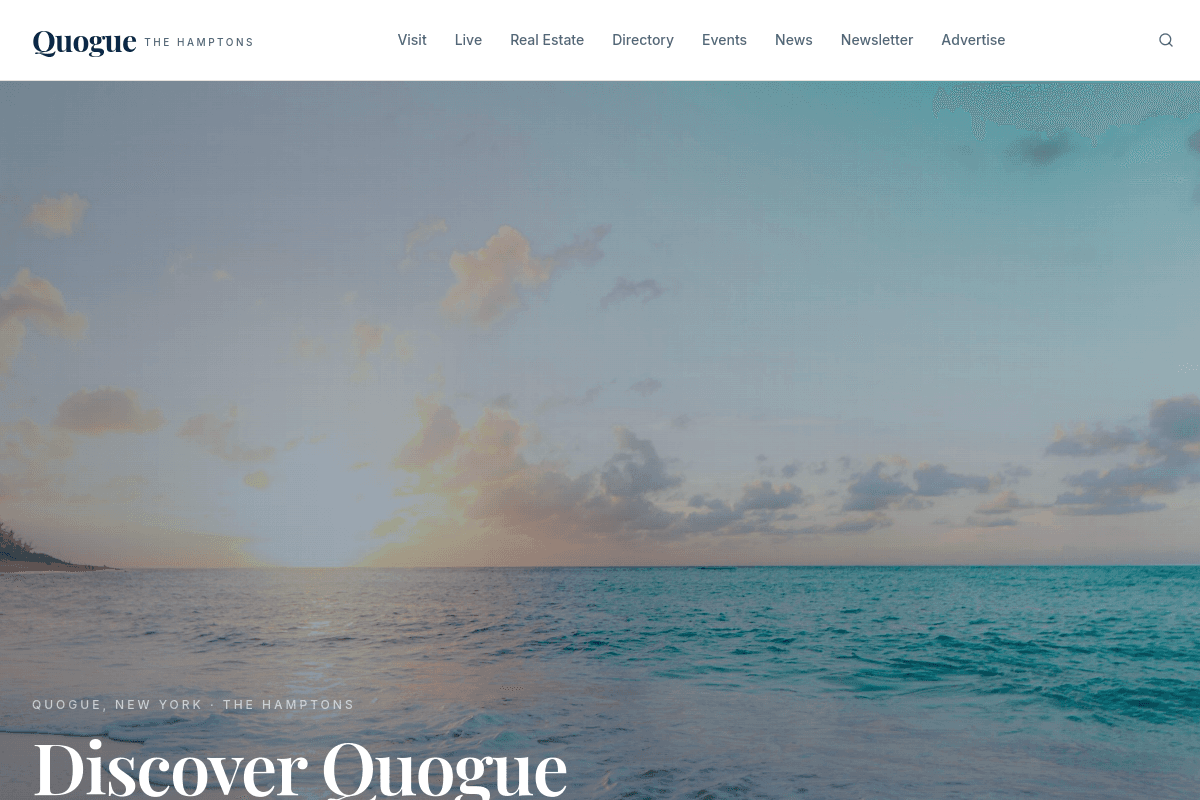 Quogue.com screenshot