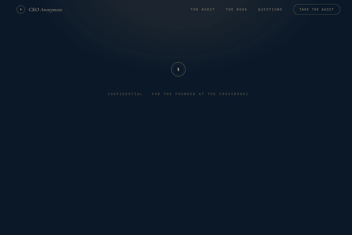 CEO Anonymous book website