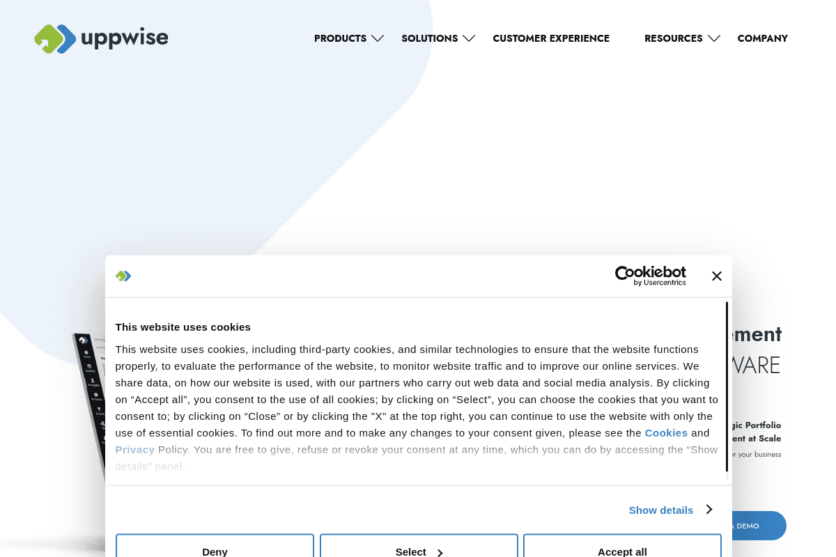 Uppwise website